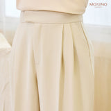 Quần Tây ống đứng thiết kế giấu cúc hiện đại | Palazzo Trousers with darts