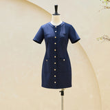 Đầm công sở nữ dáng suông thanh lịch | Mini Dress