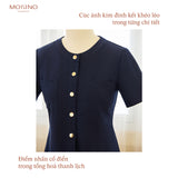 Đầm công sở nữ dáng suông thanh lịch | Mini Dress